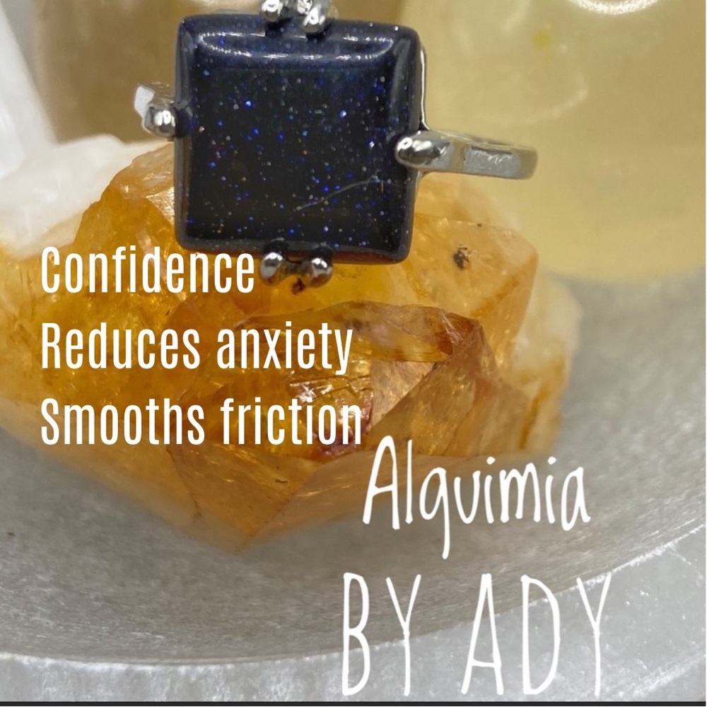 Sunstone Victorian silver ring/manifesting confidence in the future - Picture 6 of 7